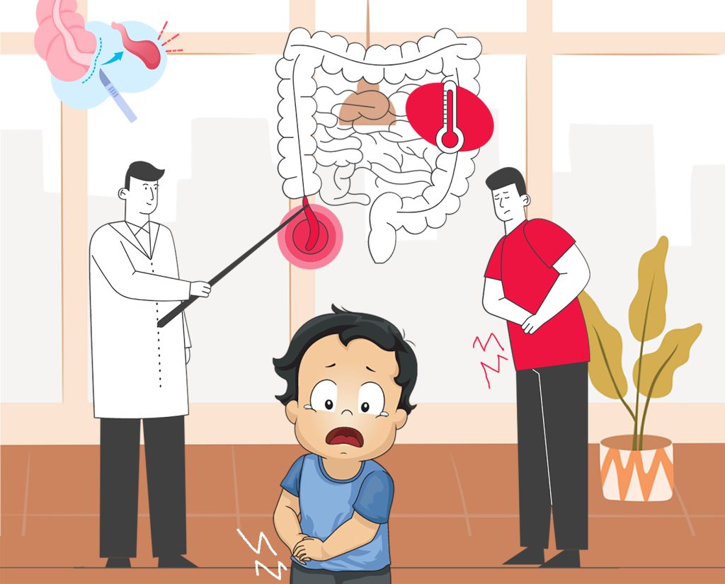 zapalenie wyrostka robaczkowego